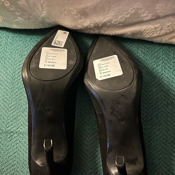 Calvin Klein Black Stiletto Heels Elegant Pumps